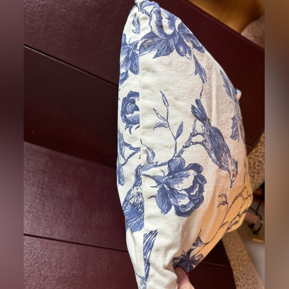 Joann Fabrics reversible canvas large tote bag detachable pouch blue bird cotton - Picture 14 of 16